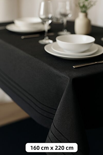 ZEYNO HOME TEKSTİL Stain Resistant, Easy to Clean Colber Worry-Free Linen Tab...