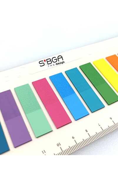 sibga tasarım Transparent Colored Postit Post-it Post It.Bookmark Bookmark Postit Sticker Note Paper 200 Sheets