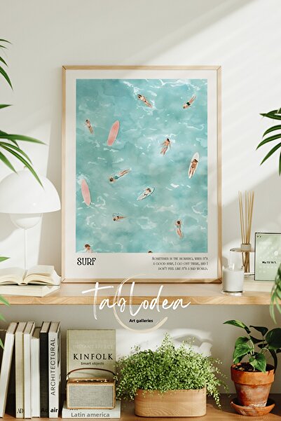 tablodea Минималистична картина с рамка с изглед към морето, модерна декорати...