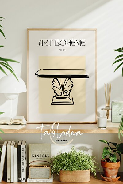 tablodea Pictură decorativă de perete în stil boem, tablou minimalist modern ...