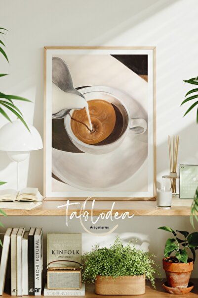 tablodea Tablou cu poster înrămat cu tematică Colțul Cafelei, Tablou decorati...