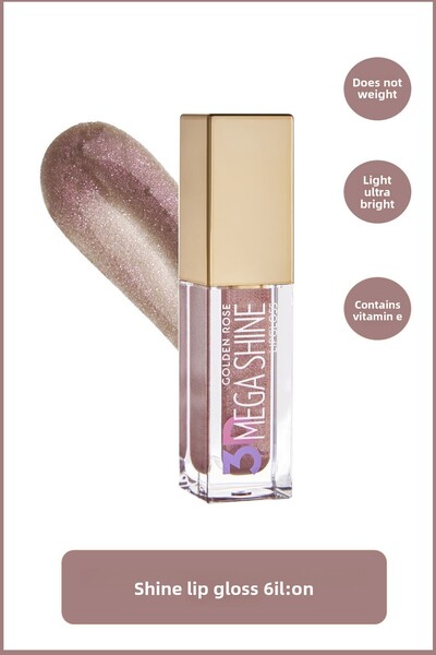 Golden Rose ملمع الشفاه جولدن روز ثري دي ميجا شاين رقم 119