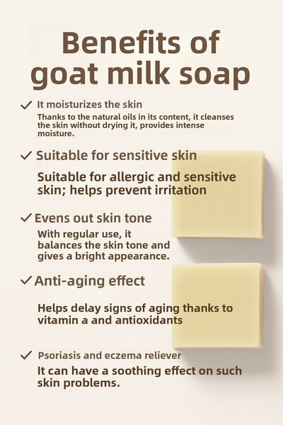 Newleaf Goat Milk Soap – Nourishing & Moisturizing Natural Milk Soap 110g