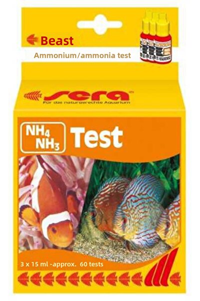 SERA Nh4 - Nh3 Amonyum / Test Amonyak 15 ml. 60 Adet Test Skt:11/2027