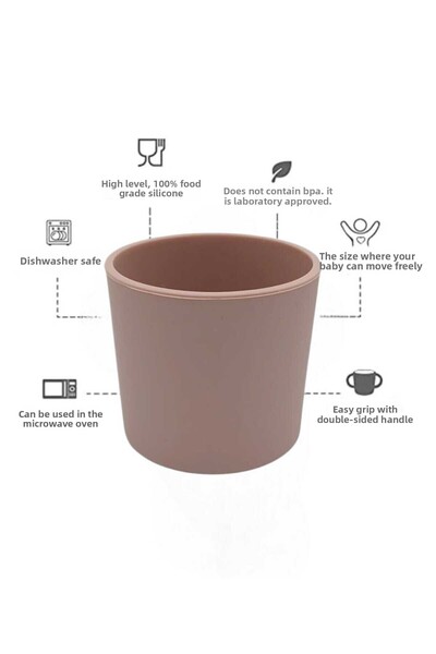 CKM silikon Silicone Baby Exercise Cup Beige