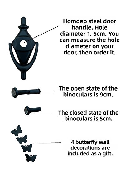 HOMDEP Ușă de Oțel Neagră Model Kumru Confecționată din Oțel cu Toc Tac Diametru 1,5cm