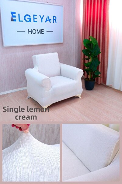 elgeyar Εύκαμπτος Καναπές Ζακάρ - Μοτίβο με ραβδί, Χωρίς Φούστα, Για Μονό (Καρέκλα)