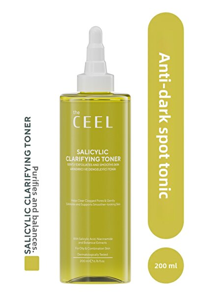 The Ceel Tonic cu acid salicilic pentru ten gras și predispus la acnee, niaci...