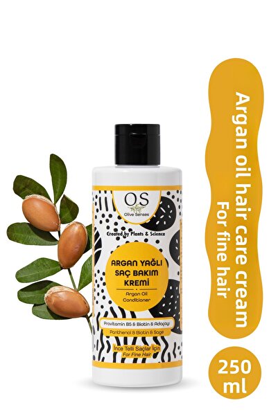 Olive Senses Argan Oil Hair Care Cream - for Fine Hair