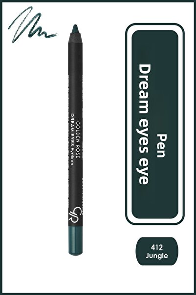 Golden Rose قلم تحديد العيون دريم آيز رقم: 412 - قلم تحديد عيون ناعم بلمسة نه...