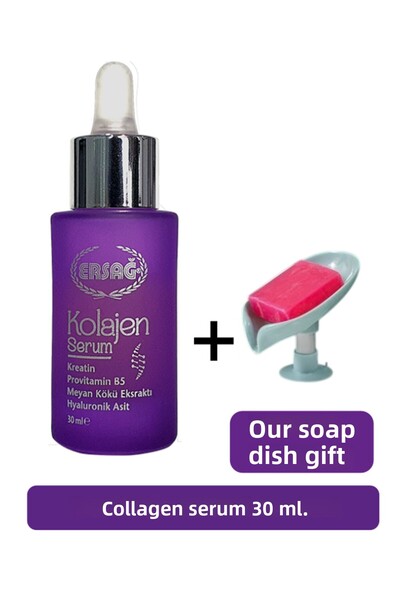 Ersağ Collagen Serum 30 ml - Our Soap Dispenser Gift 477-034