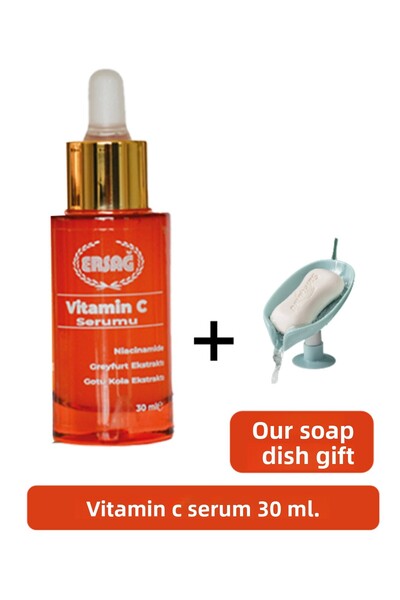 Ersağ Vitamin C Serum 30 ml - Our Soap Dispenser Gift 396-062