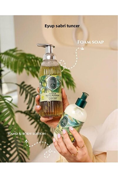 Eyüp Sabri Tuncer Ayvalik Olive Flower Foam Soap and Lotion