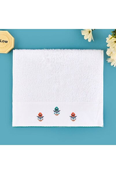 Evidea Πετσέτα χεριών Soft Urban Delight Κεντημένη - Εκρού - 30x50 cm