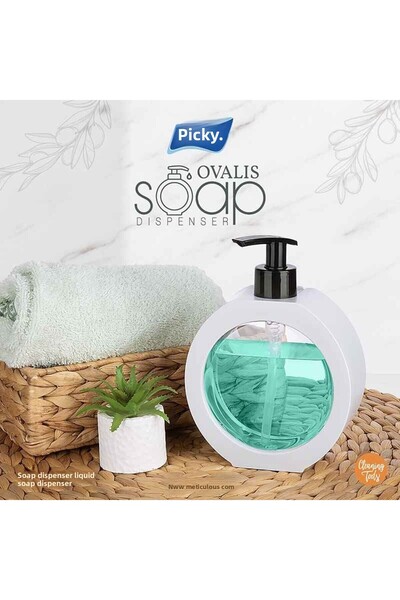 Pakyolla Ovalis Liquid Soap Dispenser Tp-209 350 ml - 11.8 oz