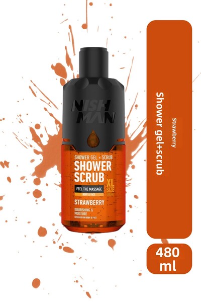 NISHMAN Strawberry Shower Gel+Scrub
