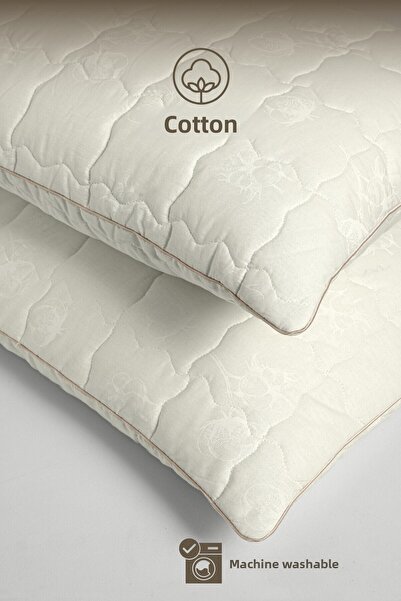 evdehome 1 bucată bumbac 100% perne |   Cu fermoar |   Lavabil |   Pernă natu...