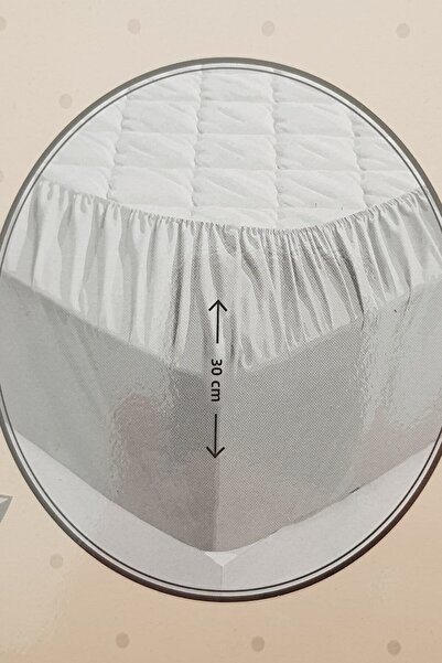 Özdilek Nev Combed Cotton Elastic Fitted Sheet Single Size - 100X200 cm Blue