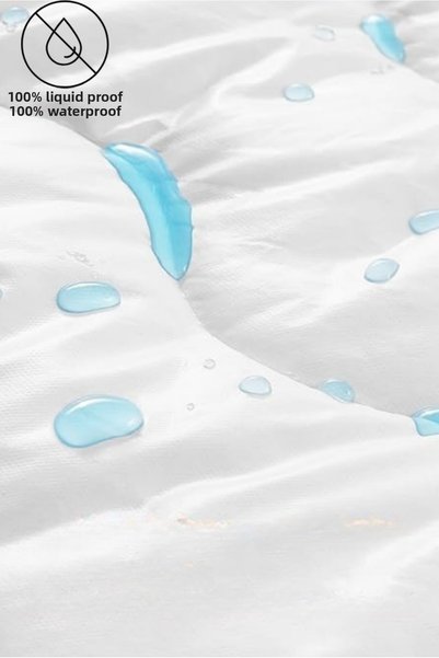 VESSİNOHOME Quilted Fitted Liquid-Proof Mattress Protector – Waterproof, Anti-Sweat – Single / Double