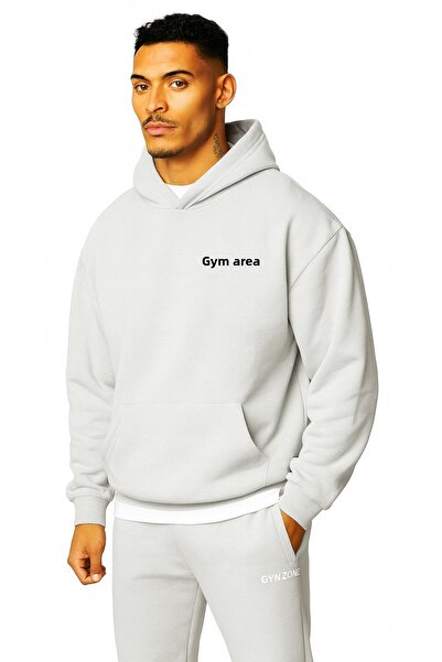 CLASSY.MODA Σετ αθλητικής φόρμας με κουκούλα με 3 κλωστές και τσέπες καγκουρό...