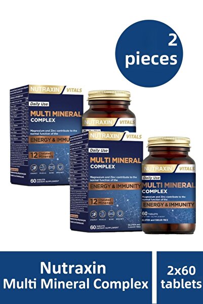 Nutraxin Multi Mineral Complex 60 Tablets 2 Pieces
