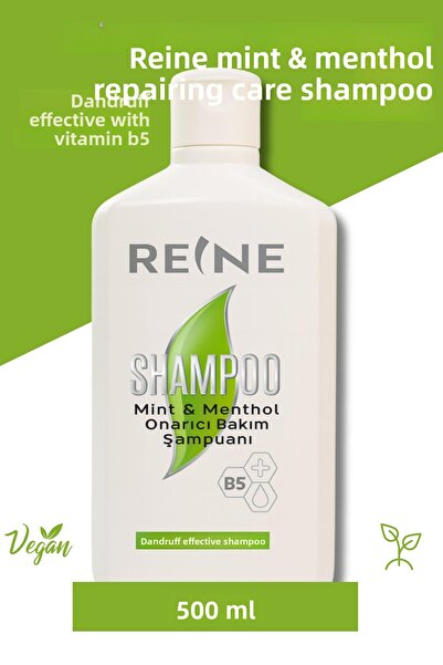 Reine Mint & Menthol Repairing Care Shampoo Refreshing Anti-Dandruff Effect with Vitamin B5 500ml
