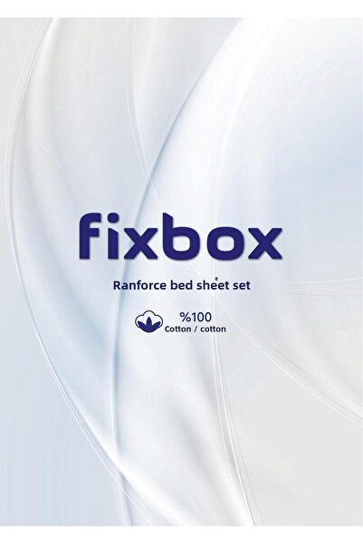 Cotton Box Fixbox Ranforce Single Bed Sheet Elastic Duvet Cover Set Flair Pink