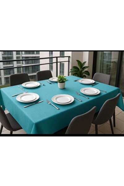 PİKKO HOME TURQUOISE THICK TABLE COVER