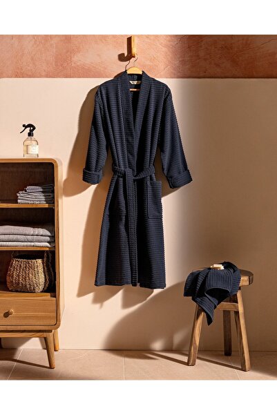 Madame Coco Carla Unisex-Bademantel-Set mit Kimonokragen