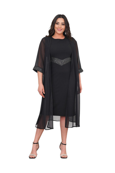 rotop Φόρεμα Elena, για περιστάσεις, με μπολερό, κομψό μοντέλο, 2 τεμάχια