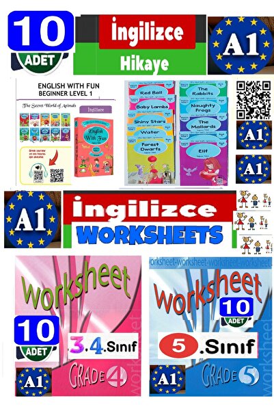 Easy Readers 10 Qr Audio-Enhanced Elementary School Stories + 10 4Th Grade Stories Classroom Worksheets + 10 Pieces of 5Th Grade Material. Classroom Worksheets