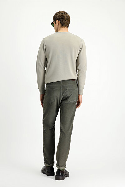 Kiğılı Regular Fit Five Pocket Cotton Velvet Trousers