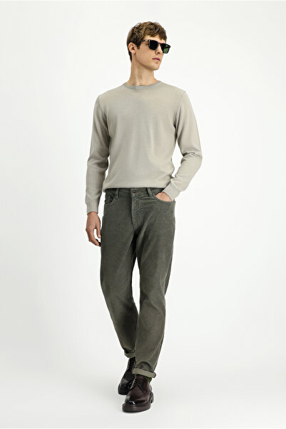Kiğılı Regular Fit Five Pocket Cotton Velvet Trousers