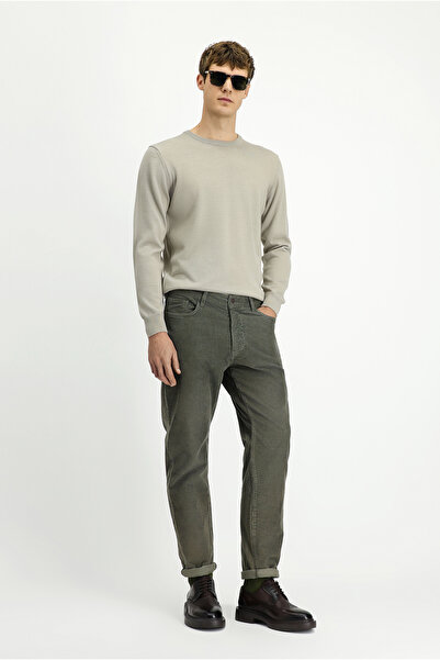 Kiğılı Regular Fit Five Pocket Cotton Velvet Trousers