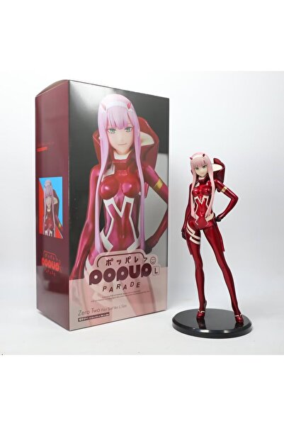 BANDAI with box Darling In The Franxx Anime Figure Zero Two 24cm Action Figurine Cartoon Statue Collection