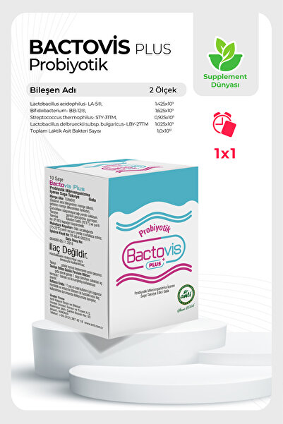 anti Bactovıs Plus Probiyotik 10 Şase, Prebiyotik,s.boulardii