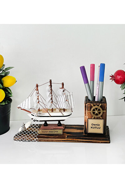 Teknookul Dekoratif Gemi Hediyelik Eşya , Masaüstü ve Ofis için Şık Tasarım Dekor