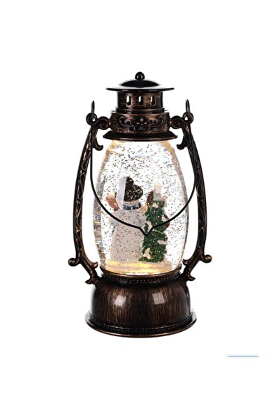 PARTİ SEPETİ Tarrington Yeniyıl Işıklı Ev Feneri, 33,5 cm