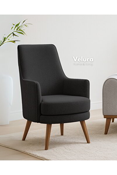 Velura Home & Living Valo Berjer & Tekli Koltuk - Antrasit