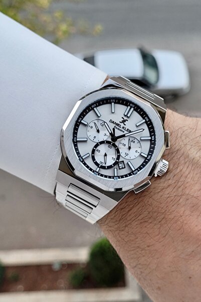 Daniel Klein Silver Renk 24 Ay Garantili Fonksiyonlu Erkek Kol Saati
