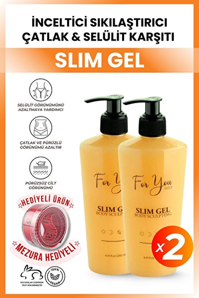 For You Gold Selülit, Çatlak Gidermeye Yardımcı Ve Sıkılaştırıcı Slim Jel, Se...