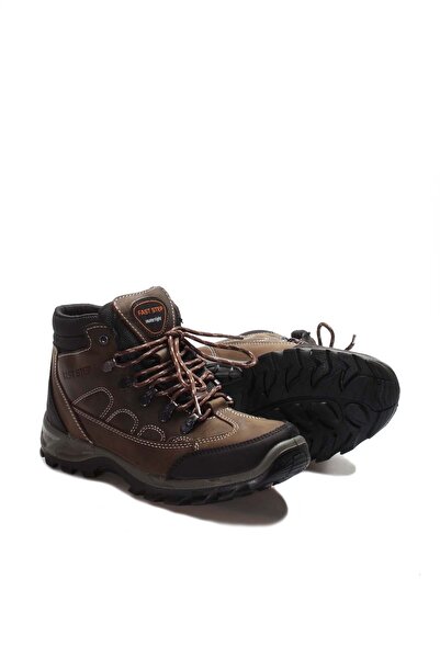 TUGERDİ Tugerdi Γνήσιο Crazy Leather Olive Lace-up Ready Sole Unisex Μπότες εξωτερικού χώρου TG09117192415843