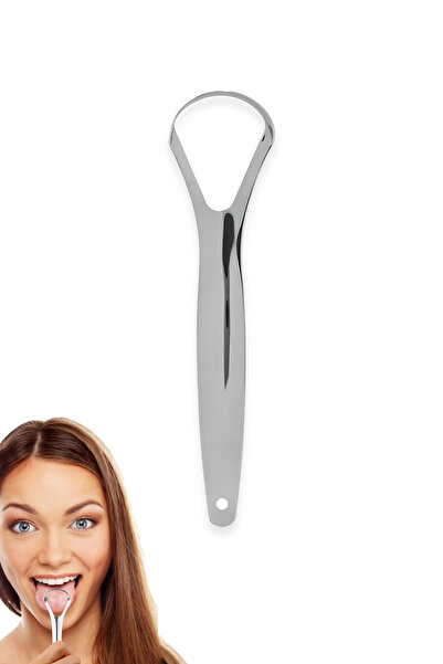 COZY SENSE Dil Temizleme Çubuğu Metal Dil Temizleyicisi Ağız Bakım Aparatı Di...