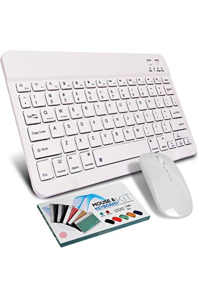 Divex Kablosuz Bluetooth Ve Şarjlı Klavye Mouse Set ( Apple iPad Mini Ve Tüm Cihazlar İçin Uyumlu'Dur. )
