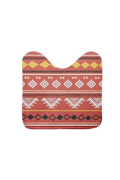 OEM Traditional bath mat set, 100% microfiber, red