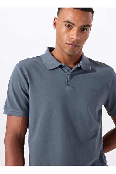 Jeep Antrasit Erkek Polo Yaka Relaxed Polo T-Shirt J4SM-TST7232