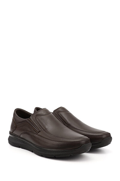 GÖNDERİ(R) Men's Dark Brown Genuine Leather Comfort Shoes