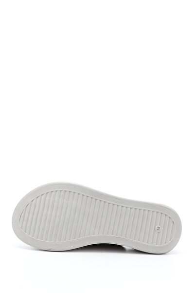 GÖNDERİ(R) Women/Girls Tan Cross-Strapped Wedge Heel Genuine Leather Comfort Slippers