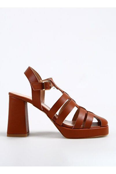 Fabrika Taba Kadın Topuklu Sandalet LENA