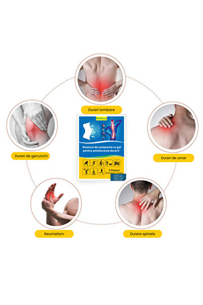 medicast Cold Gel Patches – Immediate Relief for Pain and Inflammation, Box of 6